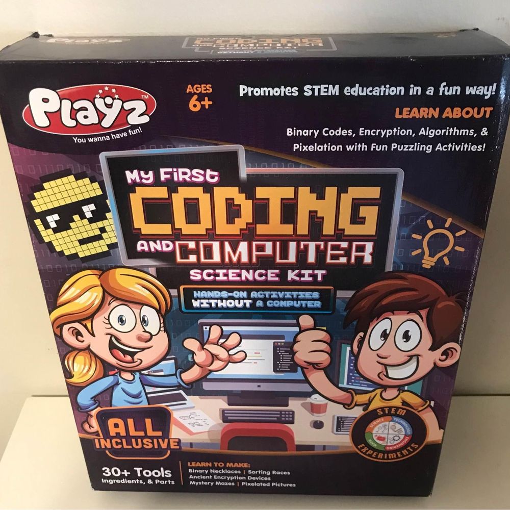 My First Coding And Computer Science Kit By Playz Age 6 And Up 30+ Tools